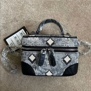 Brand New MCM Vintage Jacquard Crossbody Bag